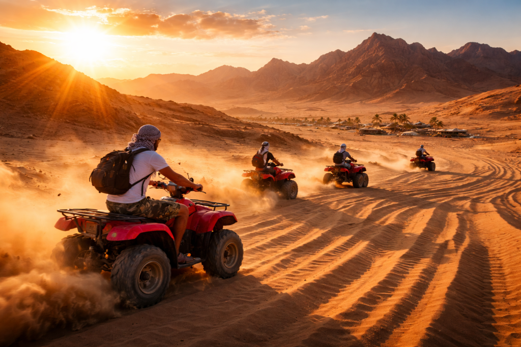 Desert ATV adventure at sunset - Things to Do in Sharm El Sheikh: Best Excursions, Attractions & Travel Tips Desert ATV adventure at sunset