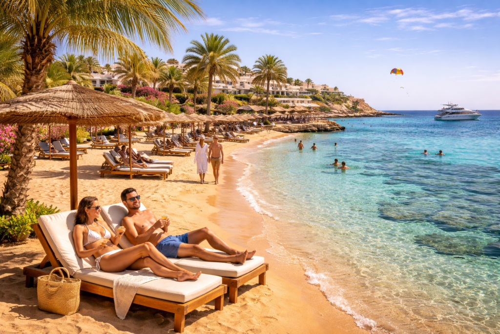 Luxury beach escape in Sharm El Sheikh