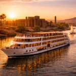 Nile cruise at sunset with Luxor temple - Круиз по Нилу в Египте: что нужно знать перед бронированием Круиз по Нилу в Египте: что нужно знать перед бронированием
